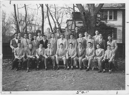 Beta Delta chapter portrait from 1949
