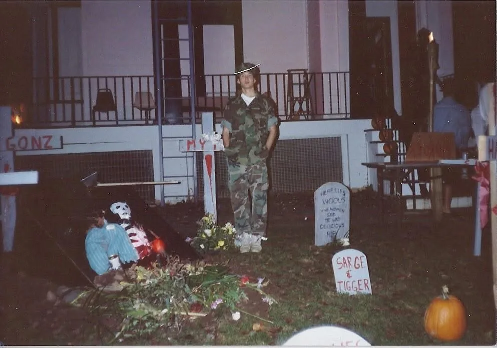 Halloween at the Chapter House · 1990