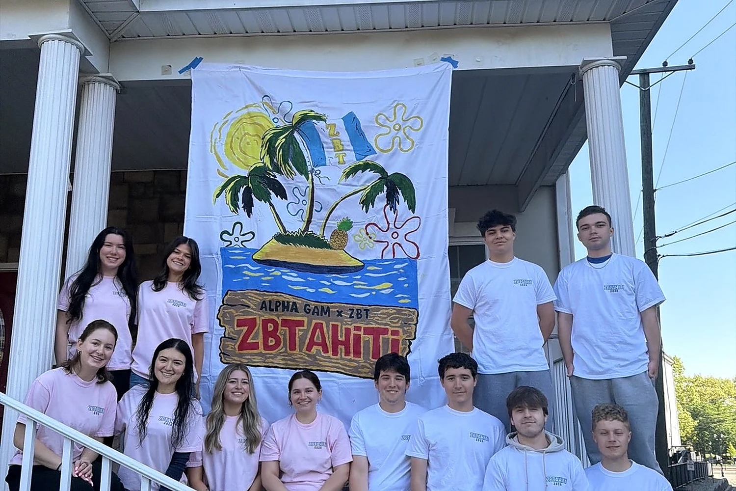 Alpha Gamma Delta team at ZBT Tahiti